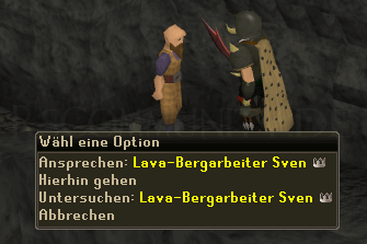 Lava-Bergarbeiter Sven