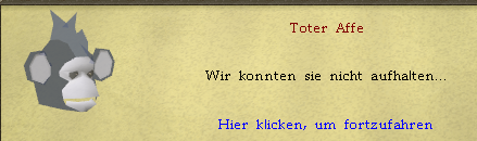 Toter Affe