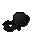 Schwarzes Wollknäuel