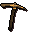 Goldene Bronze-Spitzhacke