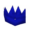Blauer Partyhut
