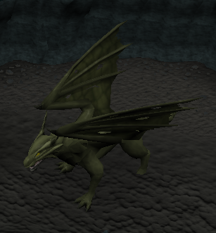 Brutaler Gründrache