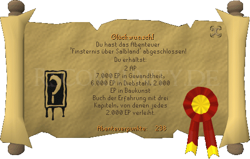Abschlussbild: Finsternis über Salbland