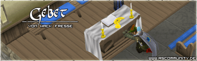 Banner: Gebet