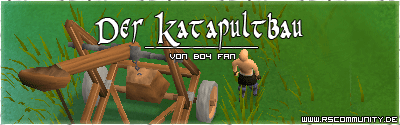 Banner: Der Katapultbau