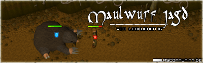 Banner: Maulwurf Jagd