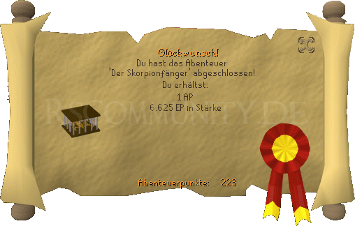 Abschlussbild: Der Skorpionfänger