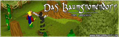 Banner: Das Baumgnomendorf