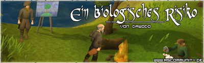Banner: Ein biologisches Risiko