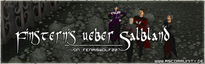 Banner: Finsternis über Salbland