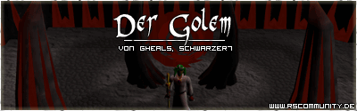 Banner: Der Golem