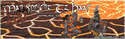 Banner: Man spricht TzHaar