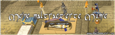 Banner: Meine malträtierte Mumie