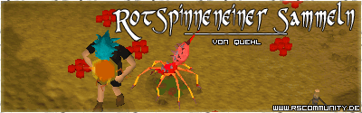 Banner: Rotspinneneier sammeln