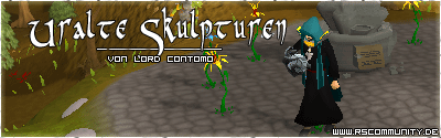 Banner: Uralte Skulpturen