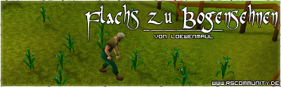 Banner: Flachs zu Bogensehnen verarbeiten