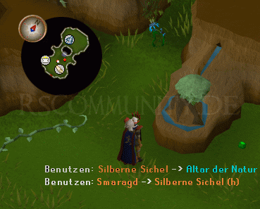 Silberne Sichel -> Altar der Natur