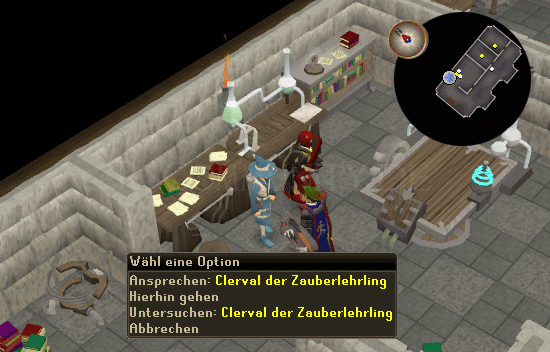 Ansprechen: Clerval der Zauberlehrling