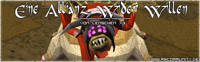 Banner: Eine Allianz wider Willen