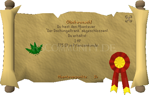 Abschlussbild: Der Dschungeltrank