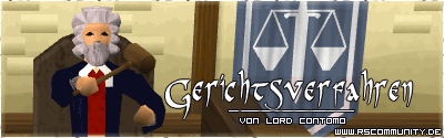Banner: Gerichtsverfahren