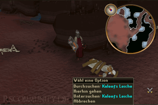 Kontakt Kaleefs Leiche