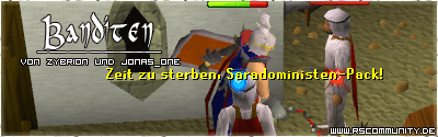 Banner: Banditen-Nahkampftraining