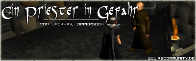 Banner: Ein Priester in Gefahr