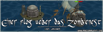 Banner: Einer flog über das Zombienest