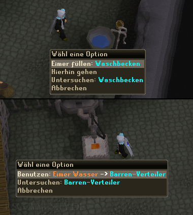 Barren entnehmen