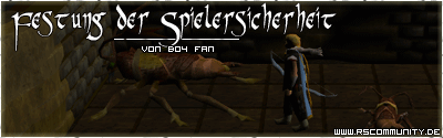 Banner: Die Festung der Spielersicherheit