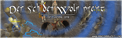 Banner: Der sich den Wolf pfeift