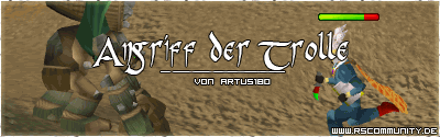 Banner: Angriff der Trolle