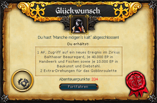 Abschlussbild: Manche mögen's kalt
